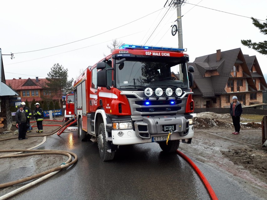 Strażacy ochotnicy z Małego Cichego w gm. Poronin od...