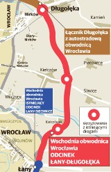 Wschodnia obwodnica Wrocławia. Jak będzie przebiegał odcinek Łany - Długołęka?