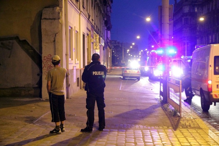 Wrocław: Groził, że podpali siebie i kamienicę. Ewakuacja mieszkańców przy Traugutta (FILM, ZDJĘCIA)