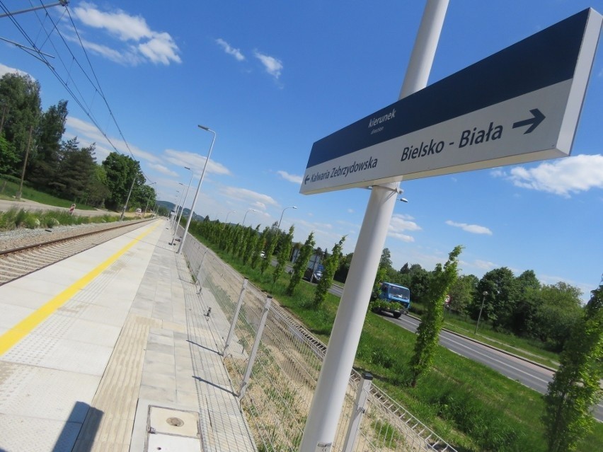 Przystanek kolejowy na osiedlu Podhalanin w Wadowicach