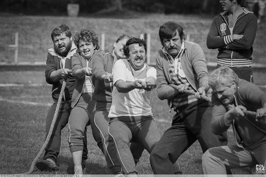Zawody sportowe dla pracowików Spomaszu - 1984 rok