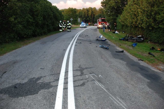 Wypadek w Nożynie.