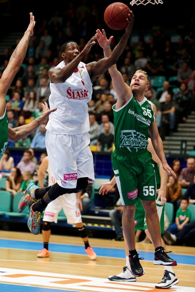 Roderick Trice (z lewej) był ojcem zwycięstwa nad Stelmetem