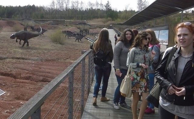 Na zagranicznych studentach krasiejowski park zrobił ogromne wrażenie.