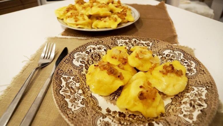 Pierogi ruskie z najlepszym ciastem z Krzęcina...