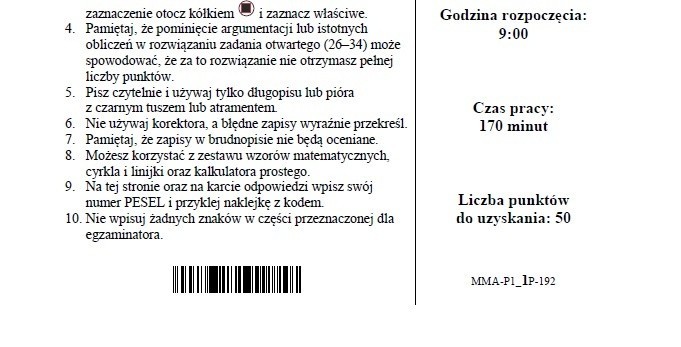 ZADANIA MATURALNE MATEMATYKA 2019. Jakie zadania pojawiły się na maturze z matematyki? ARKUSZ CKE + ROZWIĄZANIA - stara i nowa formuła