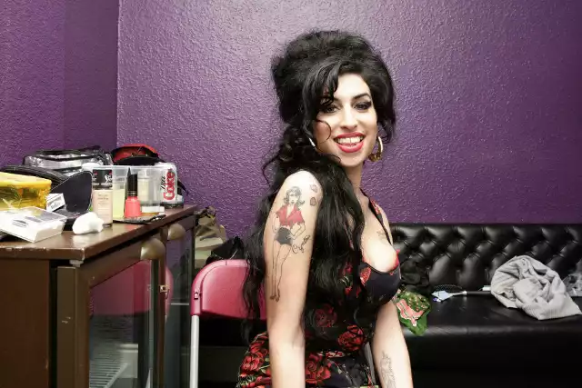 Amy Winehouse w czasach swojej świetności.