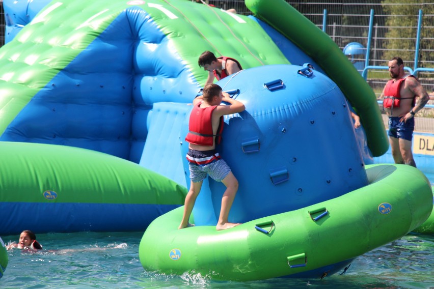 Aqua aerobik i inne atrakcje Kąpieliska Leśnego w Gliwicach ZDJĘCIA