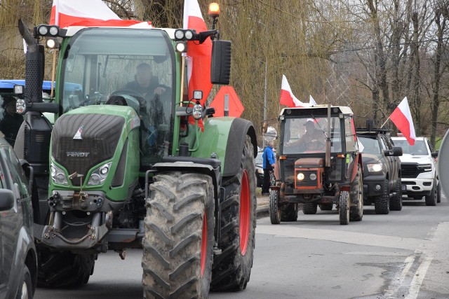 Dzisiejszy protest rolników w powiecie bielskim