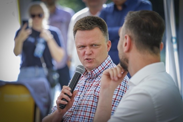 W sobotę 1 lipca, liderzy koalicji Trzeciej Drogi spotkali się z mieszkańcami Rybnika