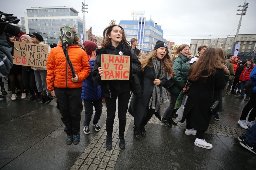 Młodzieżowy Strajk Klimatyczny w Katowicach, listopad 2019