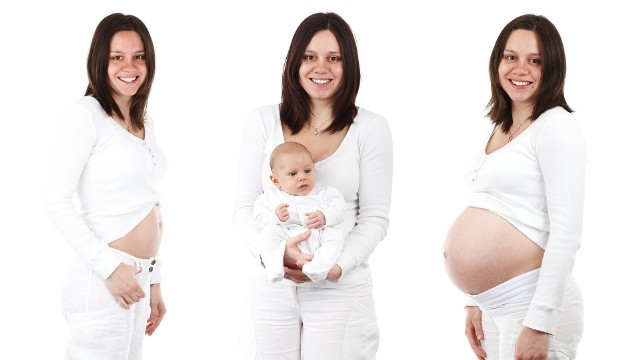 Wielkość brzucha w ciąży uzależniona jest od m.in. od czynników genetycznych.
