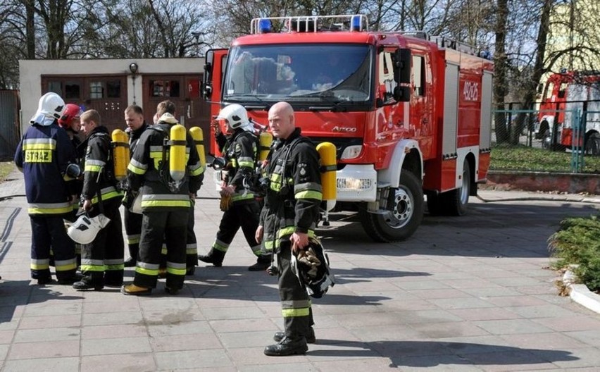 Pożar szpitala w Szubinie. Ewakuowany oddział ginekologiczno-położniczy [foto]