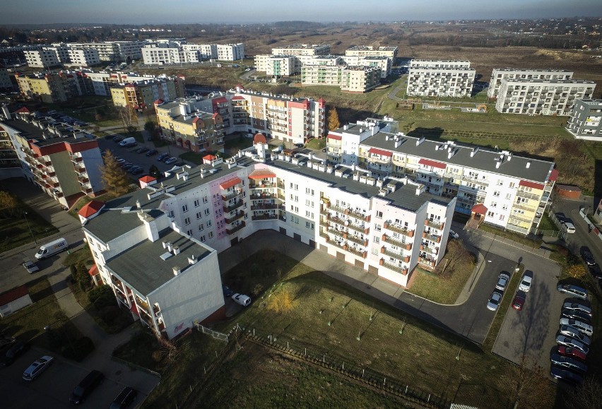 Nowe bloki w rejonie ul. Tarasowej w Lublinie