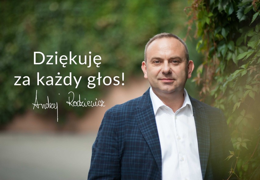 "Dziękuję za każdy głos! Państwa zaufanie to wielki zaszczyt...