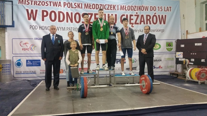 Ciężarowcy z Łap na podium mistrzostw Polski