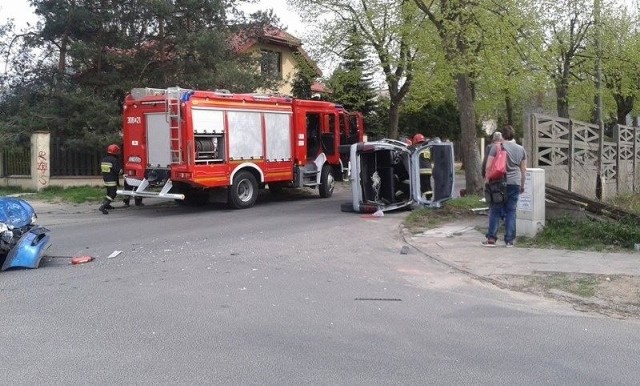 Do wypadku doszło na skrzyżowaniu ulic Finansowej i Gombrowicza