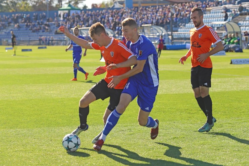 Ruch Zdzieszowice nie utrzymał w Chorzowie dwóch goli...