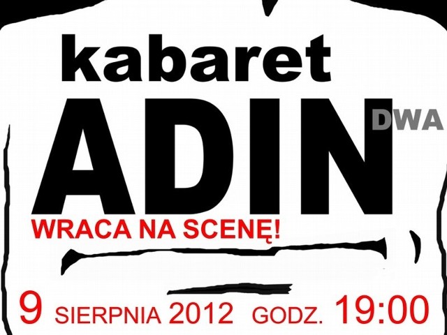 Kabaret Adin wystąpi w czwartek w Międzyrzeckim Ośrodku Kultury.
