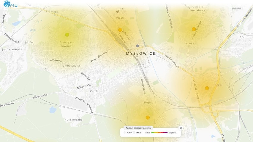 Jakość powietrza w Mysłowicach