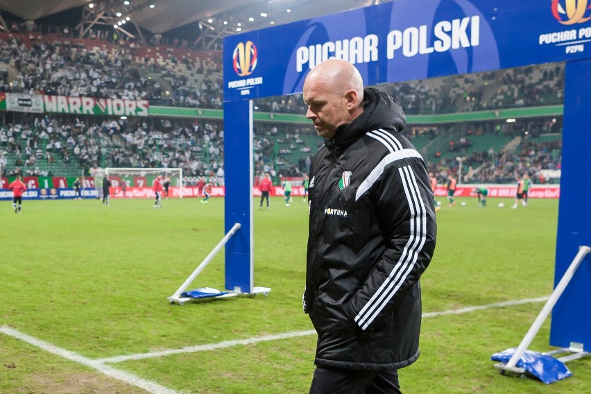 Ówczesny trener Legii Warszawa Henning Berg.