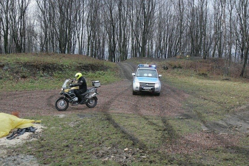 Pościg będzińskiej policji za motocyklistą [ZDJĘCIA i WIDEO]