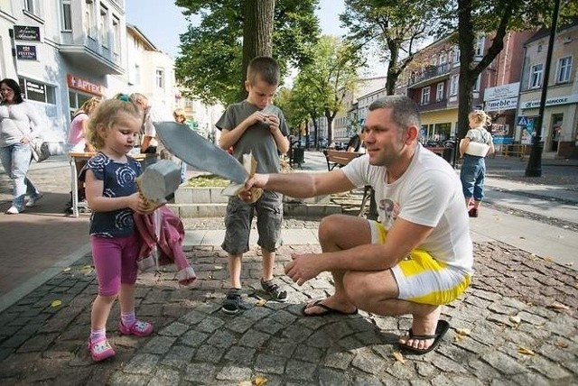 Wszyscy mogli wziąć udział w zabawie na ul. Wojska Polskiego.