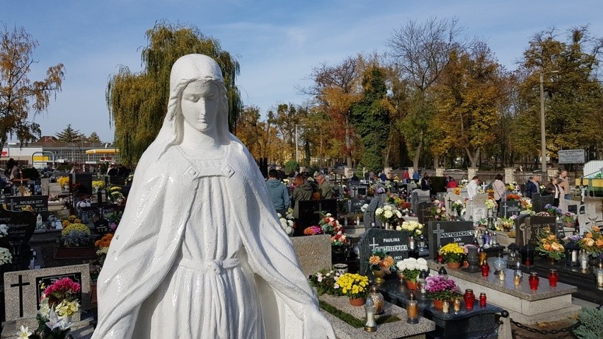Na cmentarzu parafialnym w Strzelcach Opolskich pierwsze...