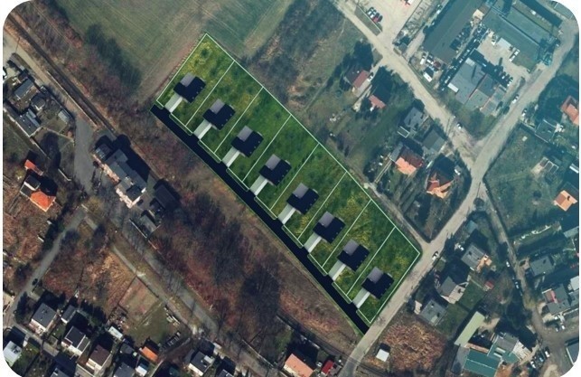 Łączna powierzchnia gruntu - 11 004 m². Nieruchomość składa...