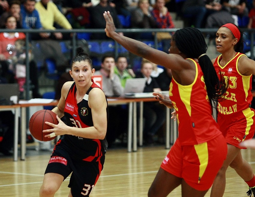Tauron Basket Liga Kobiet: Widzew Łódź - Ślęza Wrocław 74:76 [ZDJĘCIA]