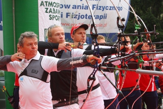 Od lewej: Ryszard Sierakowski, Robert Pękalski i Sławomir Napłoszek z Marymontu Warszawa