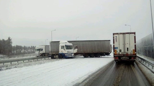 Wypadek na S8 okolice Jeżewa w kierunku Białegostoku