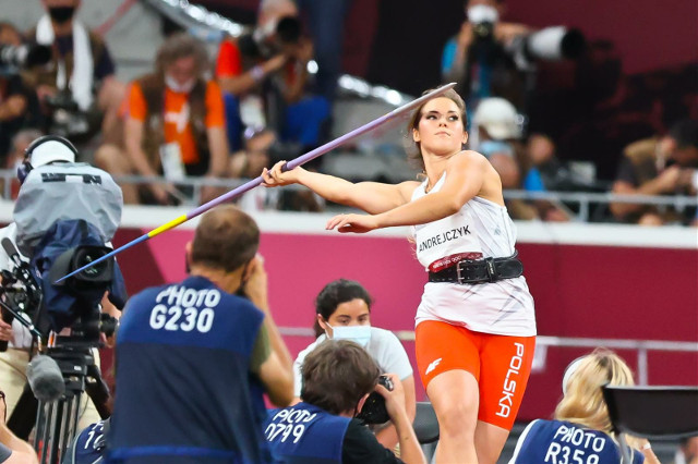 Maria Andrejczyk wraca w wielkim stylu. Lekkoatletka Hańczy Suwałki wygrała eliminacje rzutu oszczepem na Igrzyskach Olimpijskich w Paryżu