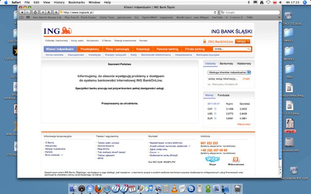 Klienci ING nie byli w stanie wykonywać transakcji przez internet