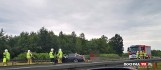 Wypadek na autostradzie A4. Zderzyły się dwa samochody, jedna osoba została ranna. Droga była zablokowana