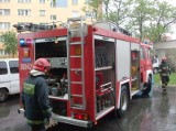 Pożar w piwnicy na ulicy Koszalińskiej