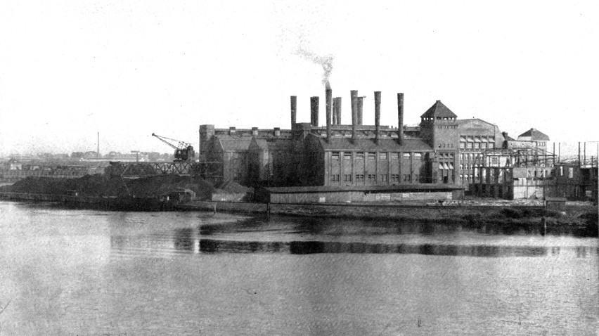 Elektrownia - zakład nr 2 przy ul. Gdańskiej (1925)