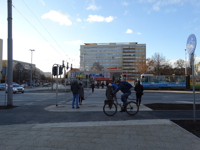 Ułatwienia dla pieszych w 2016 roku w Szczecinie
