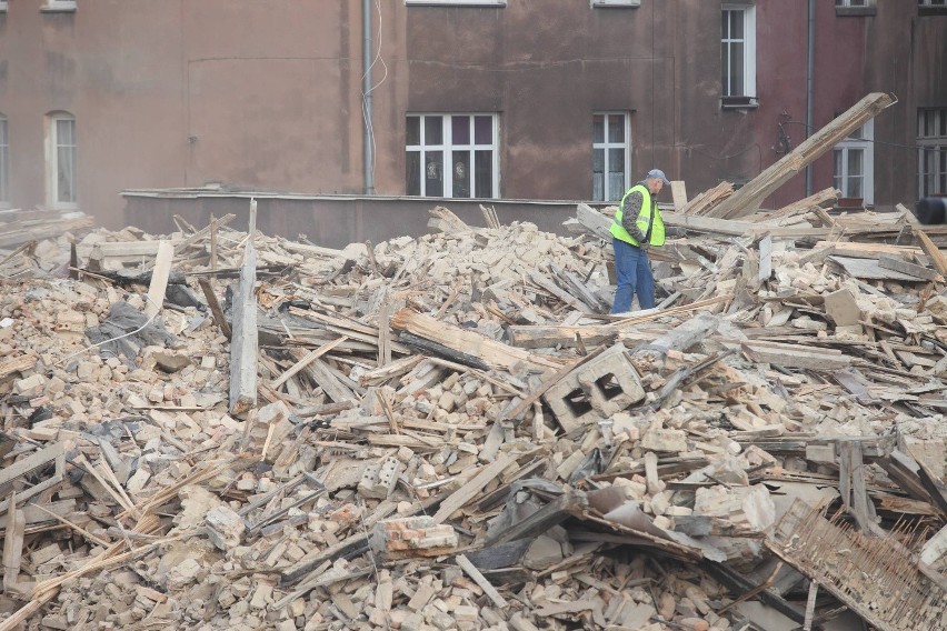 Kamienica Seiferta w Katowicach legła w gruzach