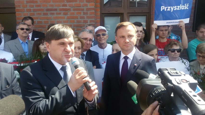 Kampania wyborcza: Andrzej Duda, kandydat na prezydenta RP...