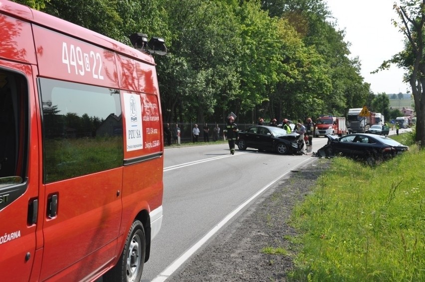 Wypadek w Borczu na DK nr 20 - 8.07.2013 r.