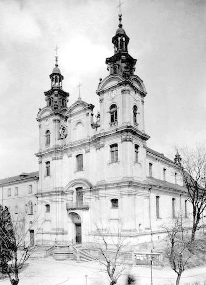Archiwalne zdjęcie kościoła pw. św. Marii Magdaleny we Lwowie.