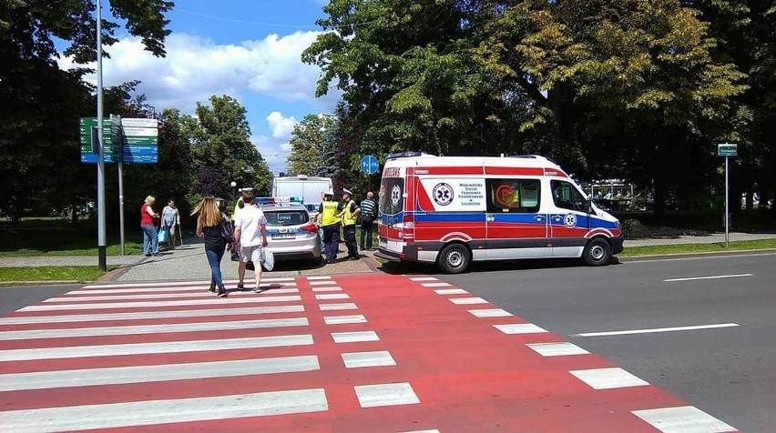 Szczecin: Potrącenie rowerzysty na pl. Grunwaldzkim