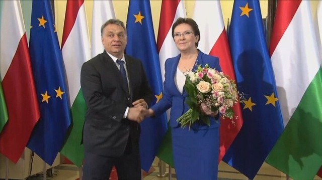 Viktor Orban rozmawiał z Ewą Kopacz także o współpracy Polski i Węgier  w grupie Wyszehradzkiej.