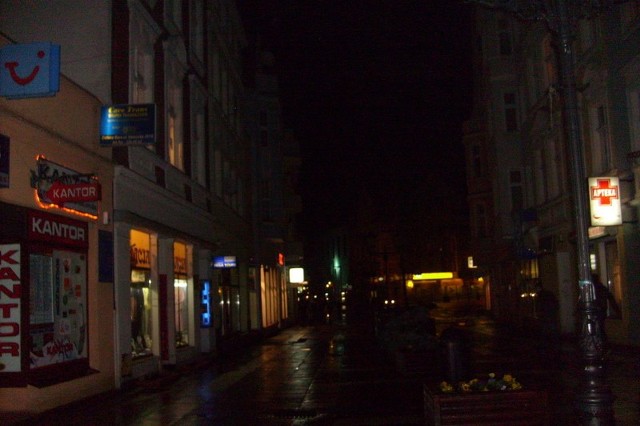 Na ulicy Żeromskiego zgasły uliczne latarnie