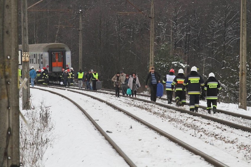 Tragiczny wypadek na przejeździe kolejowym w gminie Sobków. Nie żyją dwie osoby