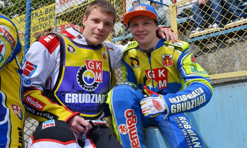 Marcin Nowak (z prawej ) i Mike Trzensiok, pozyskany do GKM...