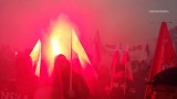 Narodowcy na Marszu Niepodległości spalili flagę. Śląska, Ukrainy czy RAŚ?
