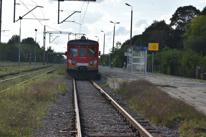 Pociąg Polregio w Olkuszu