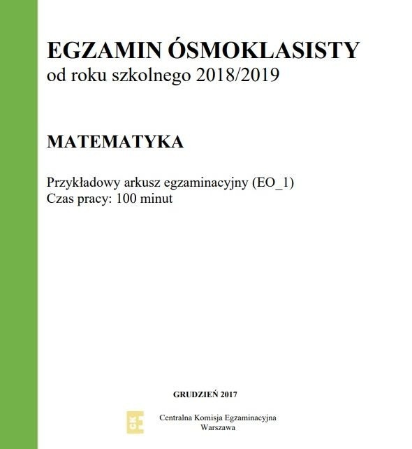 Egzamin ósmoklasisty odbędzie się na wiosnę 2019 roku, ale...